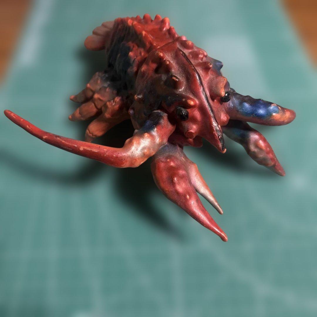 特撮フィギュア ￼エビラ、ゴジラ南海の大決闘マルサンスタンダードサイズ初期型