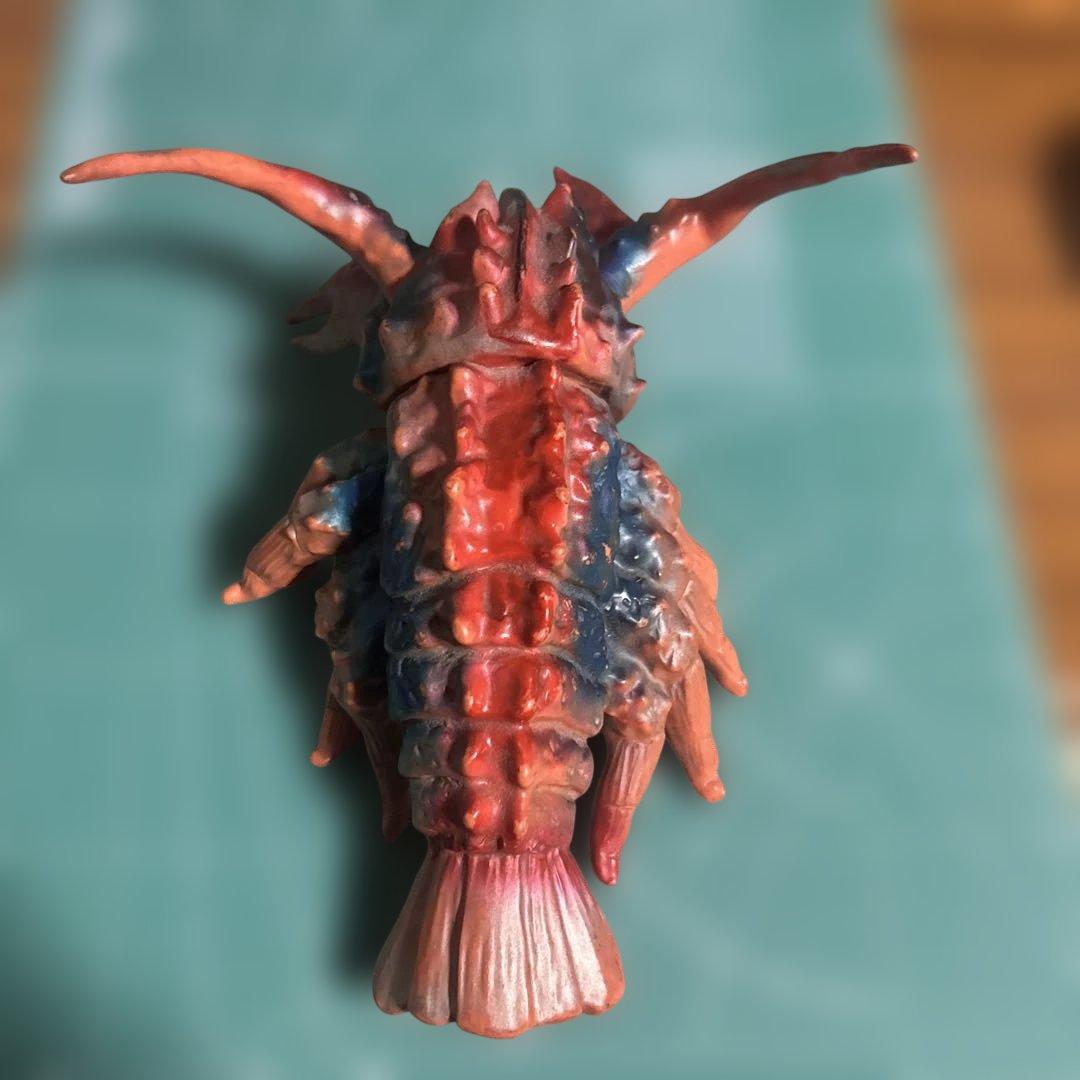 特撮フィギュア ￼エビラ、ゴジラ南海の大決闘マルサンスタンダードサイズ初期型