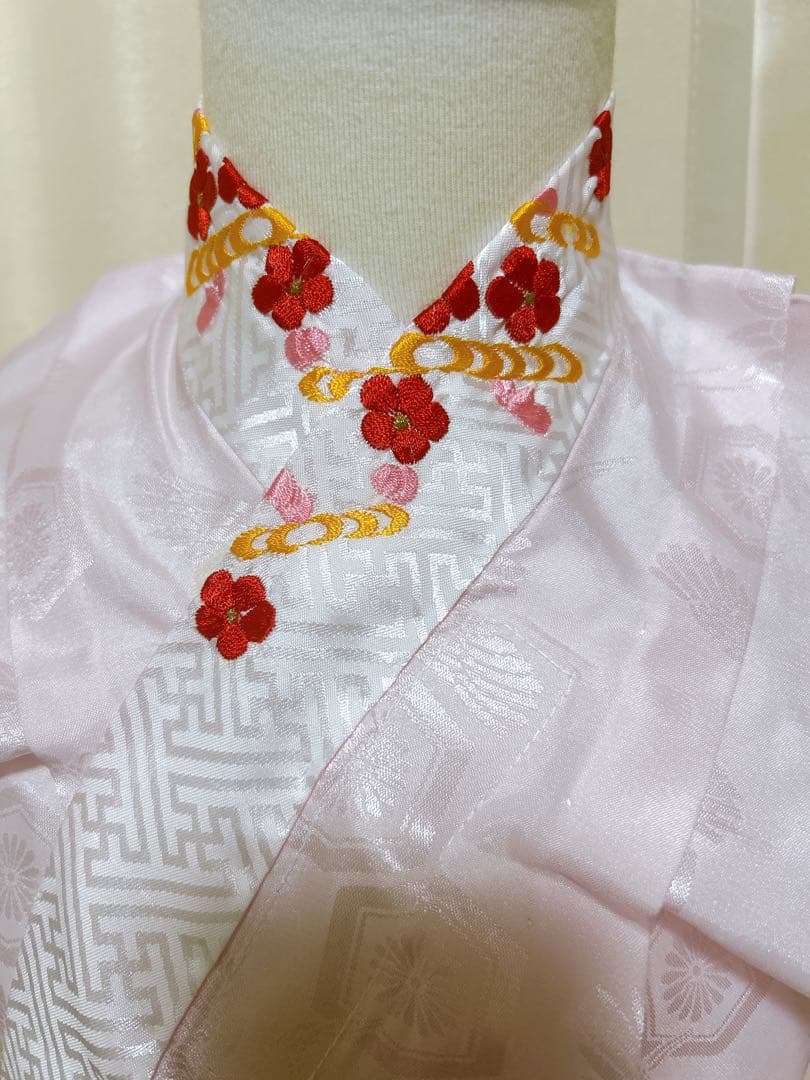 アンティーク総絞り♡七五三　3歳　女の子　フルセット　一式　赤系　レトロ着物