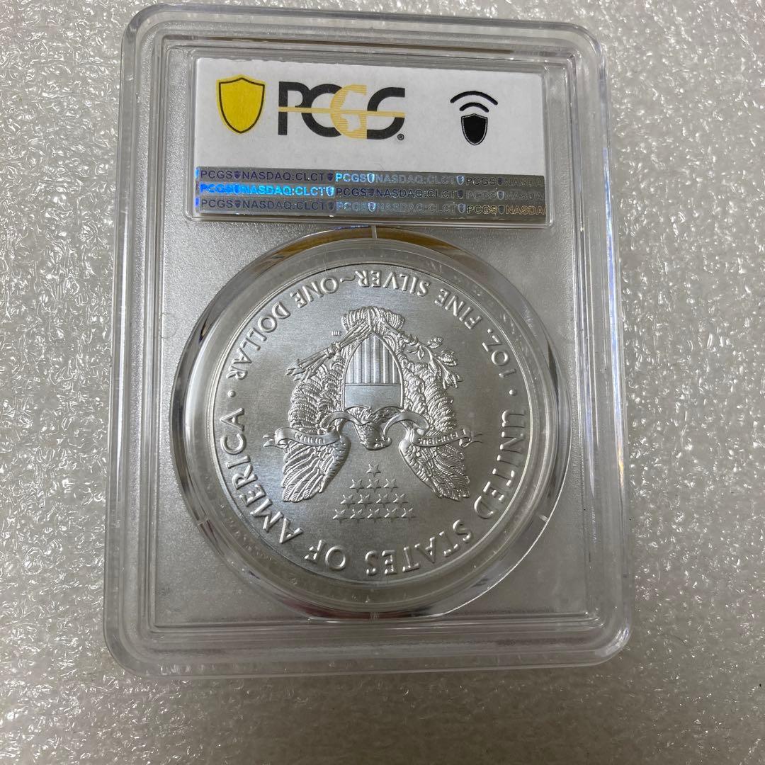 アメリカ リバティ銀貨2019年　 PCGS MS70