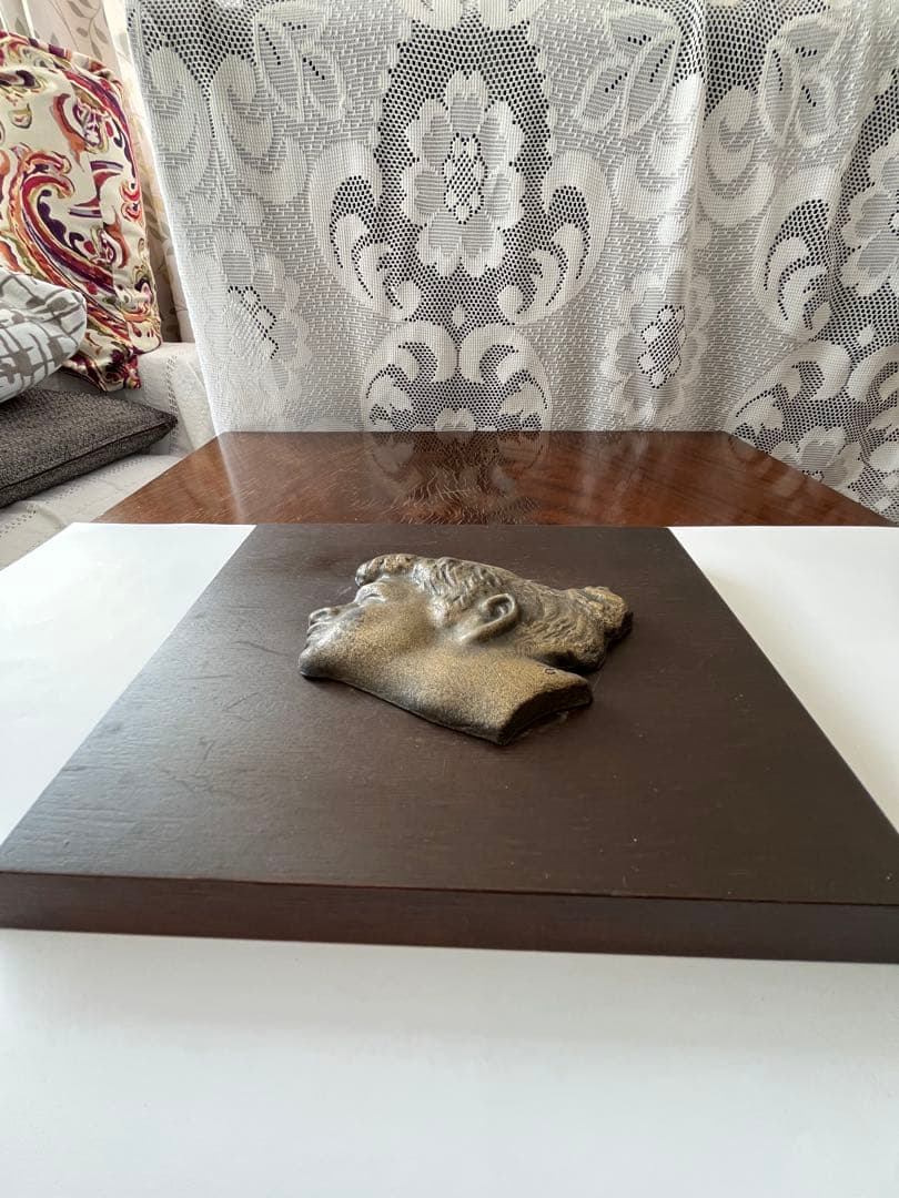 レリーフ　彫刻　ブロンズ　カミーユクローデル似　真鍮　ポートレート　希少