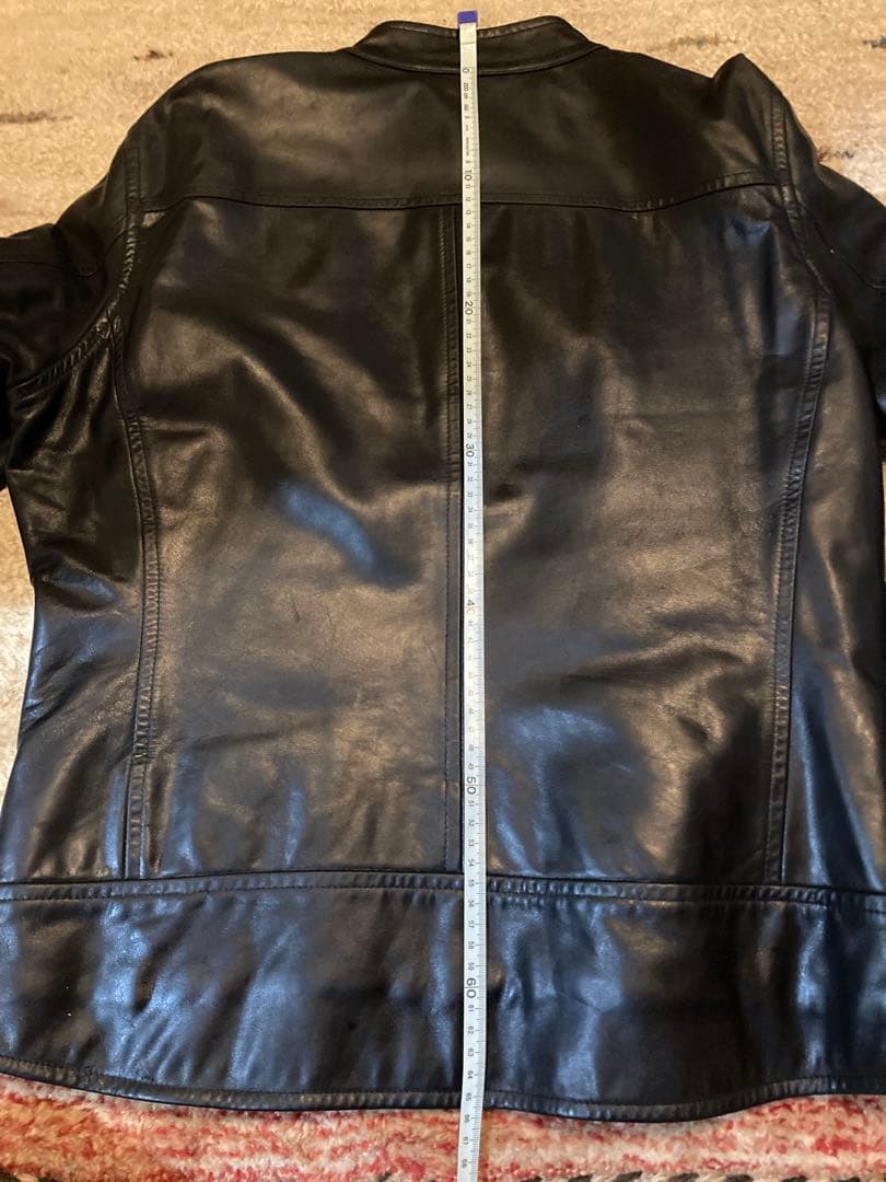 ユナイテッドアローズ　羊皮シングルライダースBEAUTY&YOUTH ブラック黒