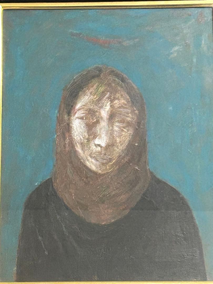 張忠儀　海(越前) 油絵　1987年11月　F6号　高宮画廊　個展