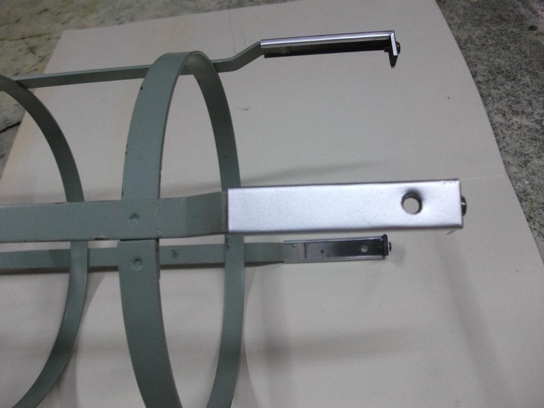 アラジン ブルーフレーム 39型　上枠、上部リング、とっての3点セット