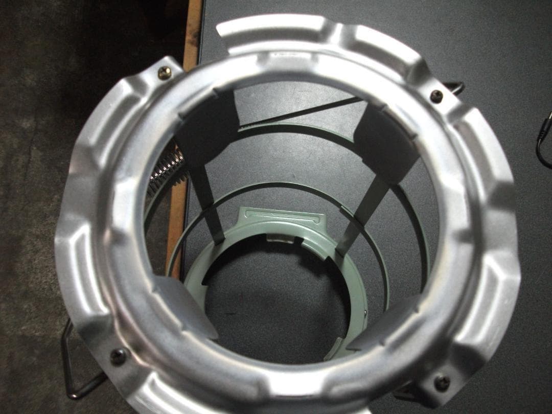 アラジン ブルーフレーム 39型　上枠、上部リング、とっての3点セット