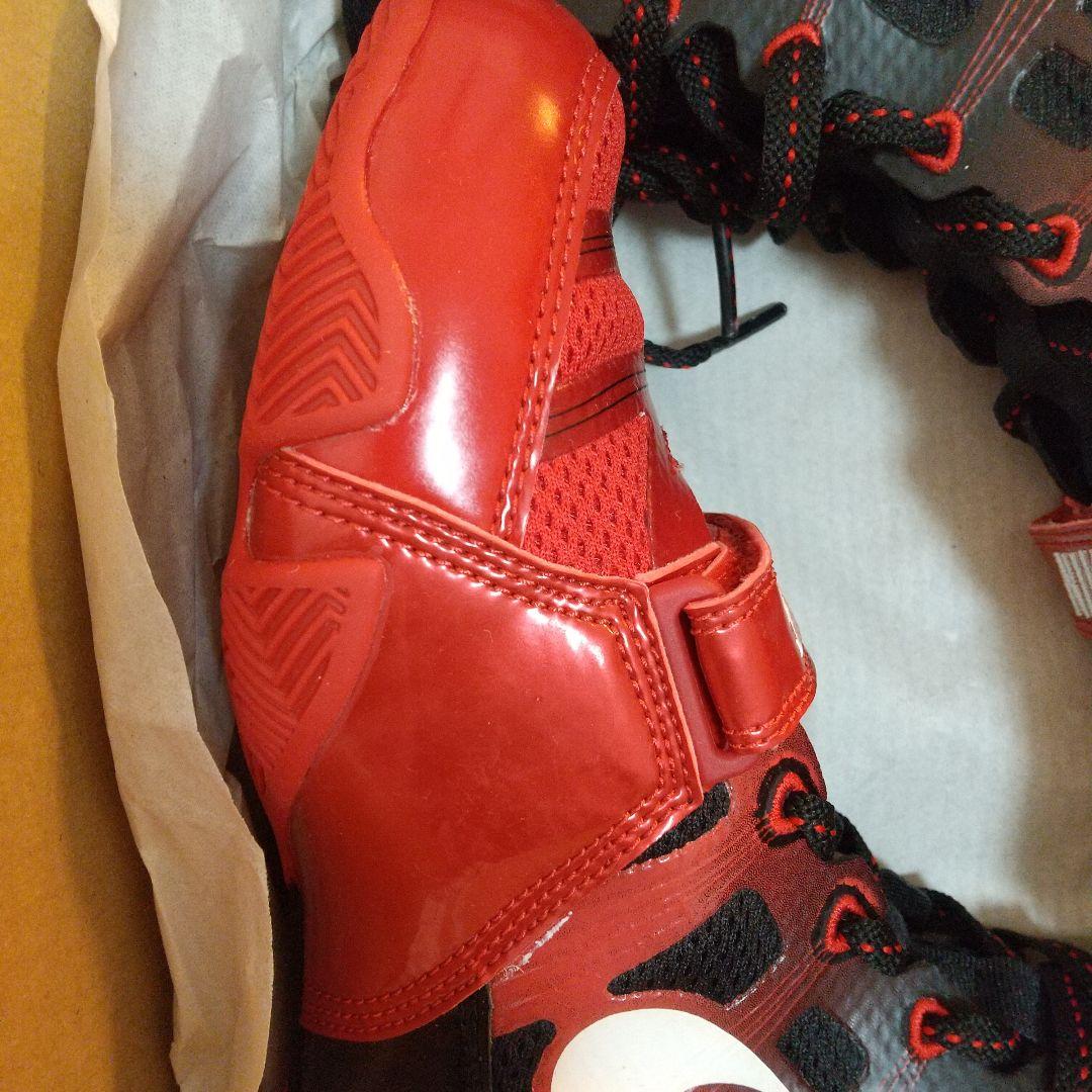【新品・未使用】ボクシングシューズ ハイパーko ジム・レッド プレミア品