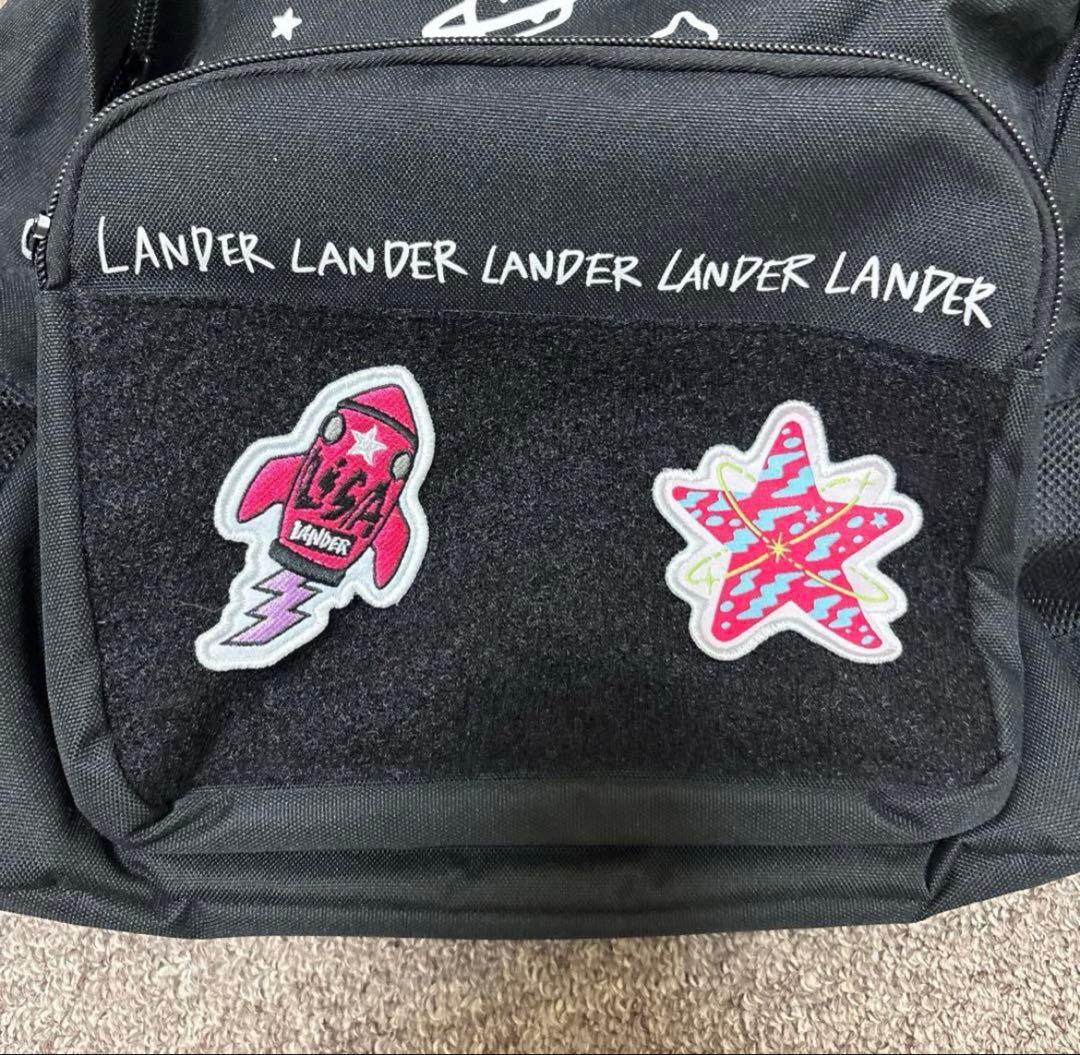 LISA ブラックバックショルダーバッグ 宇宙モチーフ ブラック　セット