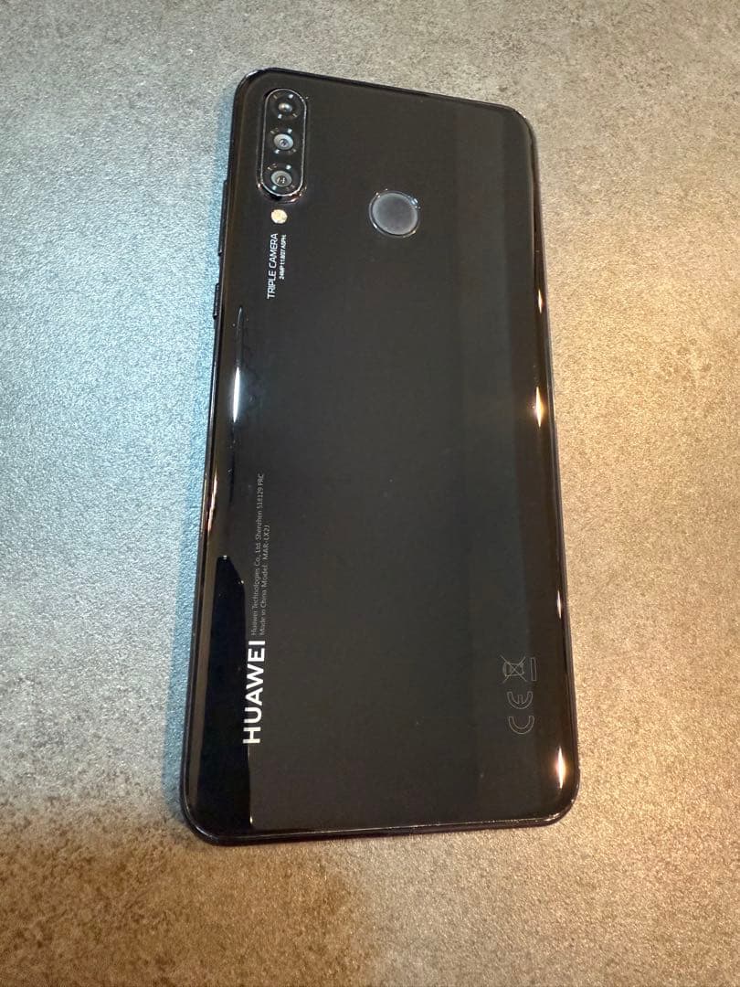 Huawei P30lite　SIMフリー　ミッドナイトブラック