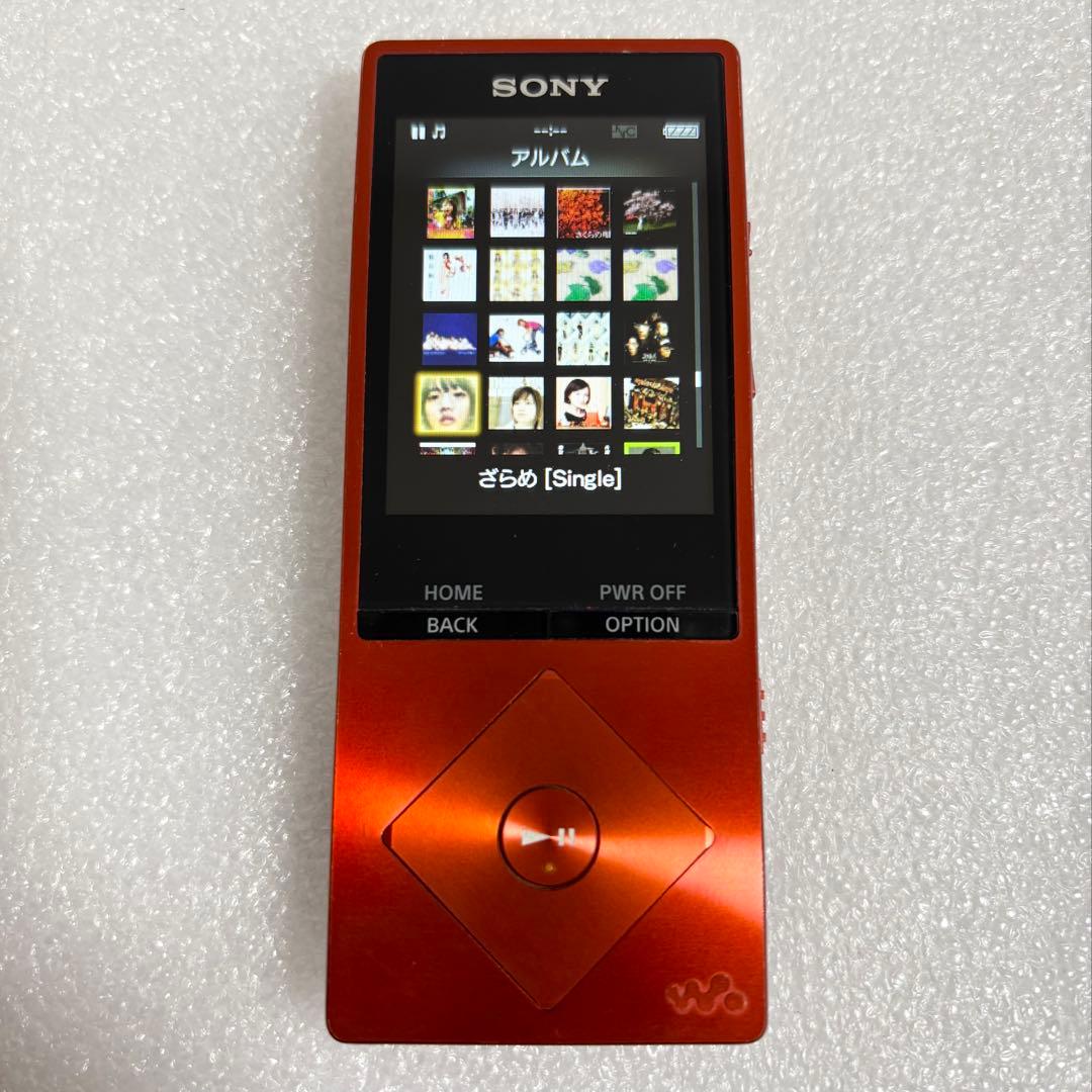 【バッテリー良好】　ソニー　ウォークマン　NW-A25 16GB シナバーレッド
