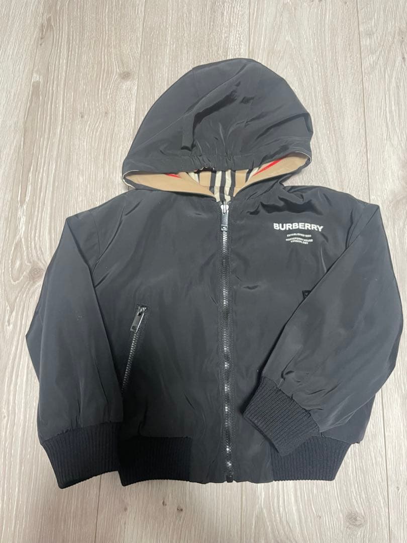 Burberry 　バーバリー　ナイロンジャケット　リバーシブル　90