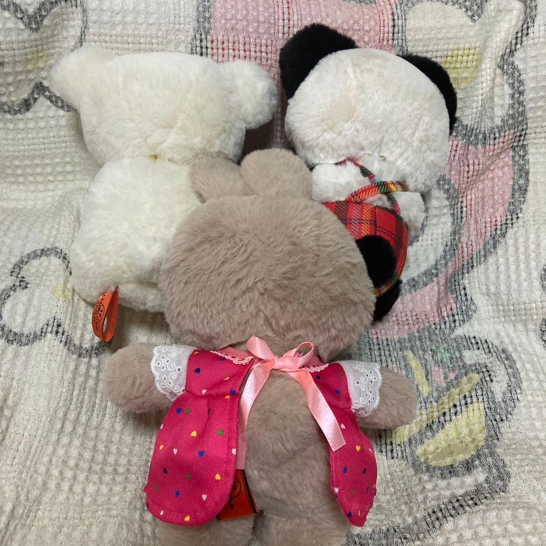 吉徳　レトロぬいぐるみこれくしょん　パンダ＆クマ＆ウサギ　ぬいぐるみ　復刻版