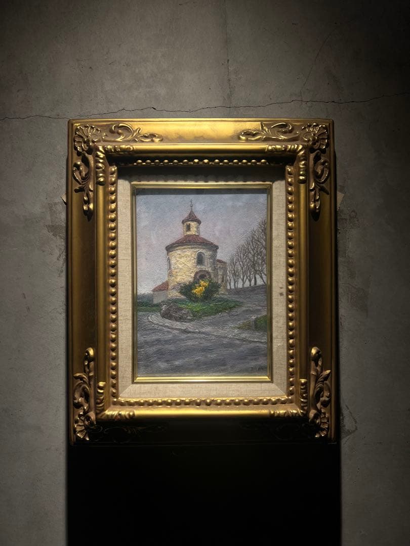 新保甚平【聖マルティンのロツンダ】肉筆油彩画