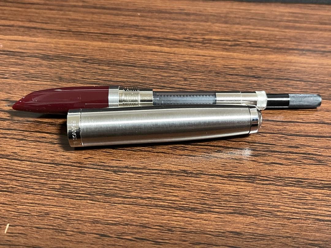 PARKER パーカー 万年筆 F 細字 51 バーガンディCT 箱付き