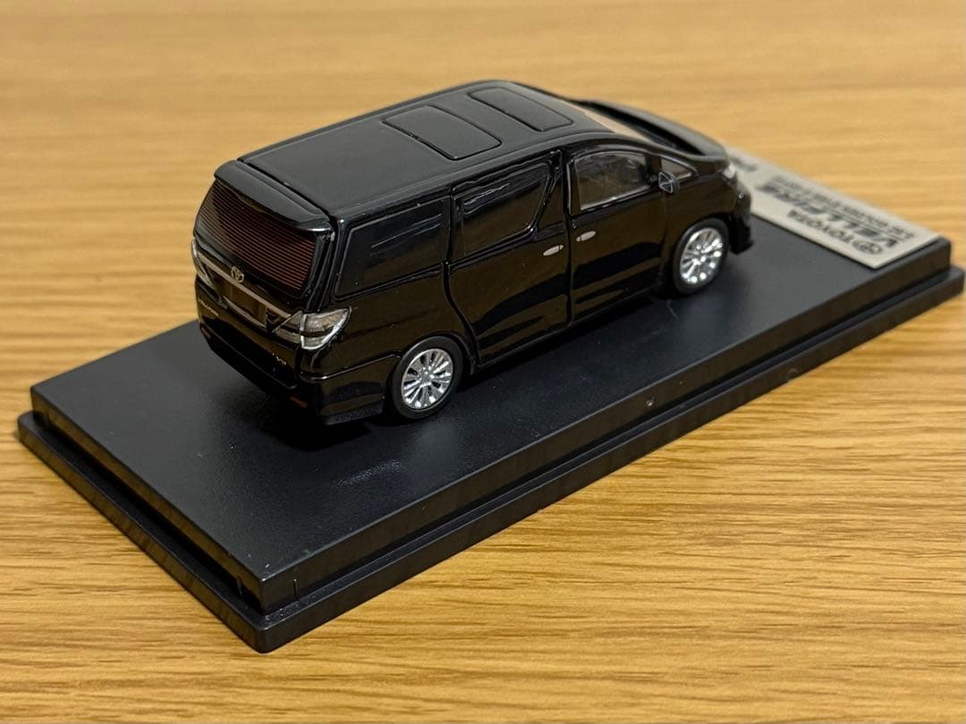 BM MODEL × PEAKO トヨタ ヴェルファイア 1/64 黒 ミニカー