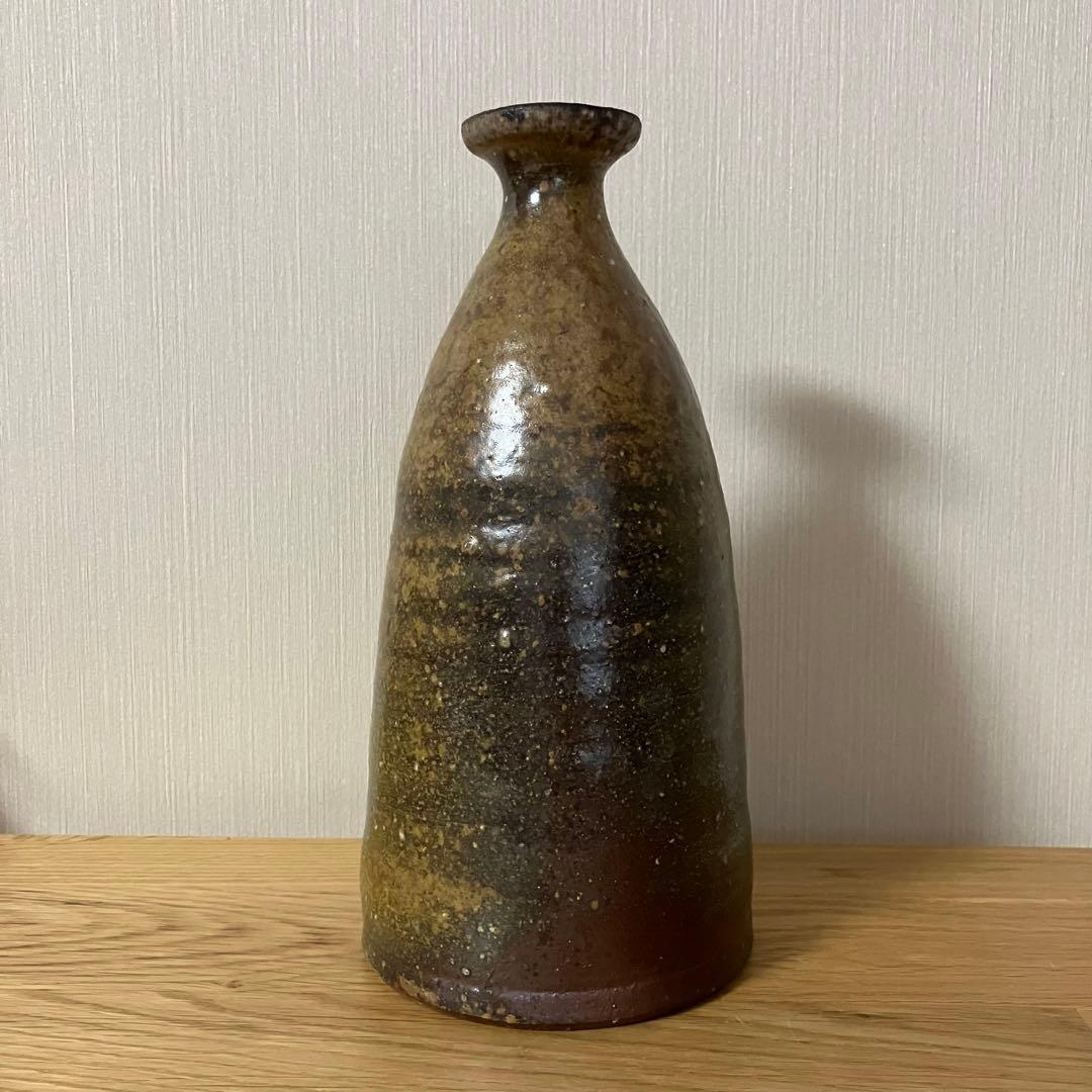 備前焼　人気実力作家　大森輝彦　師：二代大饗仁堂　舟徳利