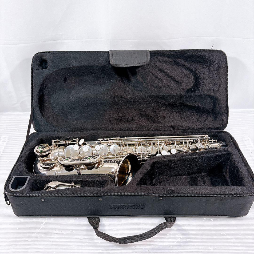 【美品】Hilax ハイラックス アルトサックス シルバー ケース付き