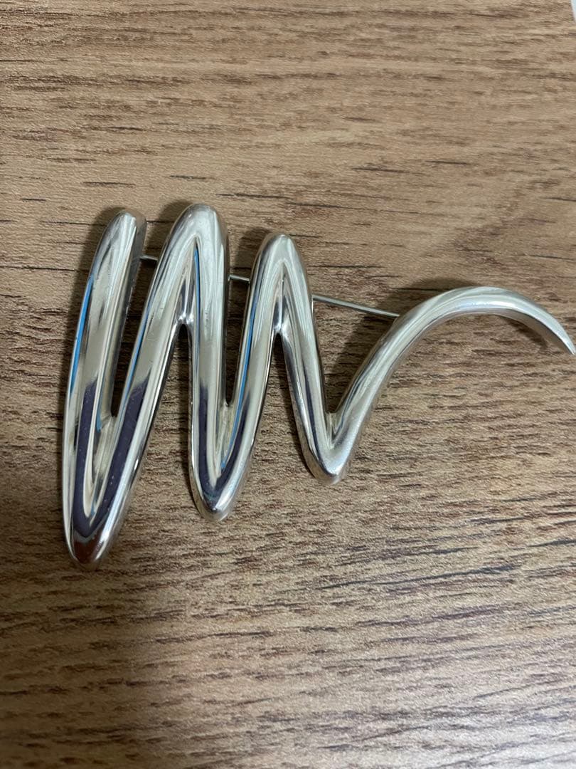 な*＊様 Tiffany ティファニー　ブローチ　スクリブル　シルバー