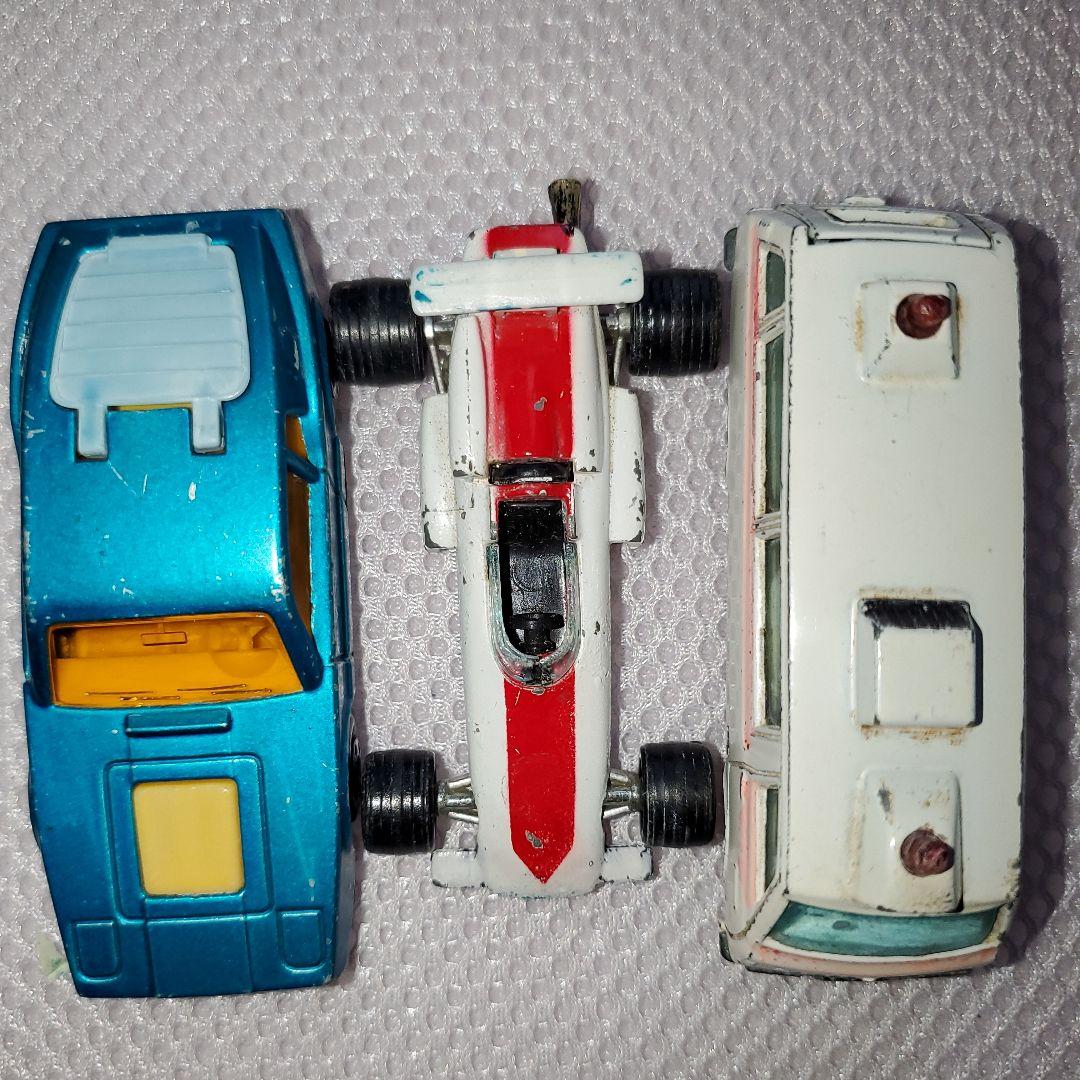 トミカ　青箱(2)　箱なし(2)　マッチボックス(1)　計5点セット