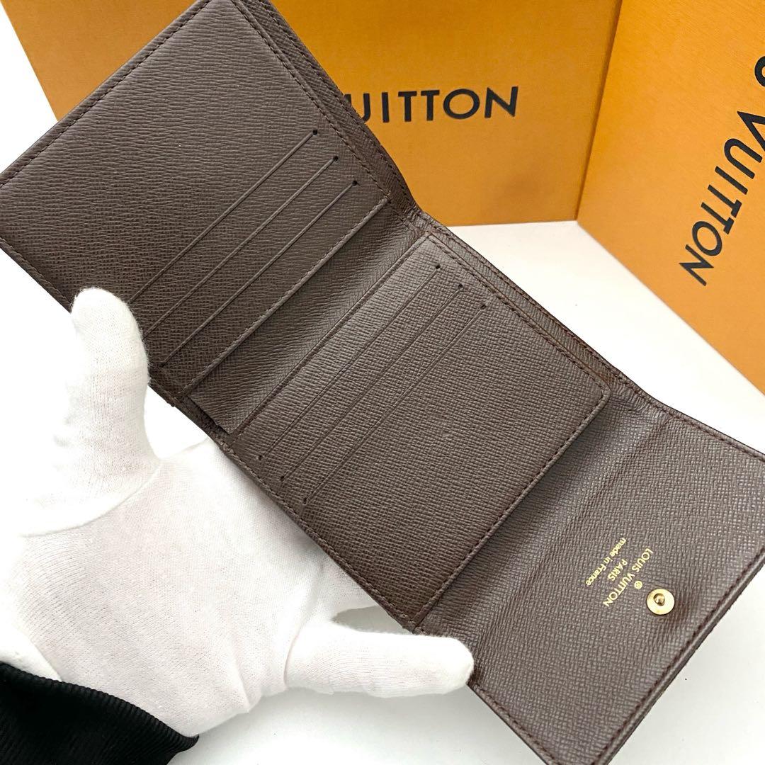 ルイヴィトン　モノグラムミニ　エリーズ　折り財布　wホック　ミニラン