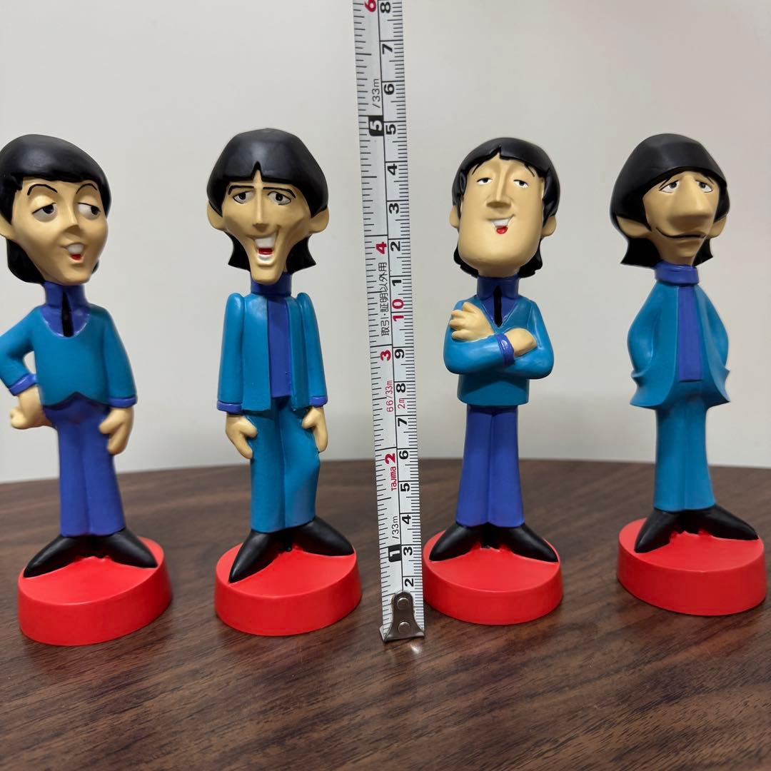 正規品 1985年アニメ ザ ビートルズ人形セット 4体セット