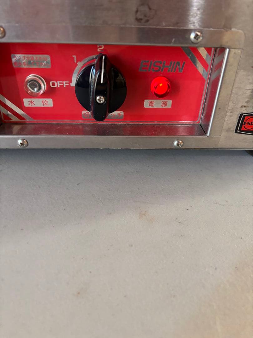 EISHIN エイシン電気蒸し器　100v 業務用卓上蒸し器　中古品