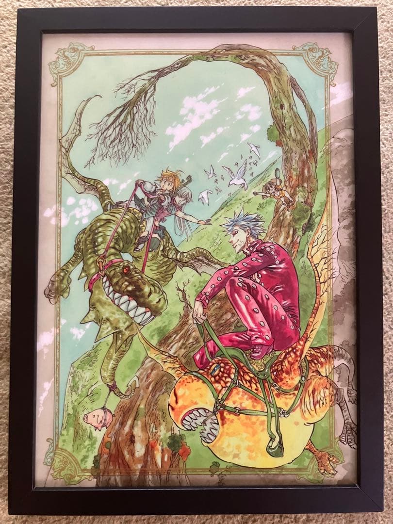 七つの大罪 ビジュアルアートパネル 額装品 鈴木央