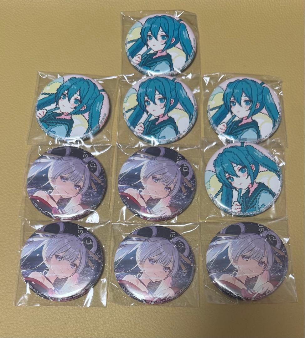 超かぐや姫　ゲーマーズ特典　缶バッジ　月見ヤチヨ　初音ミク　未開封各5個