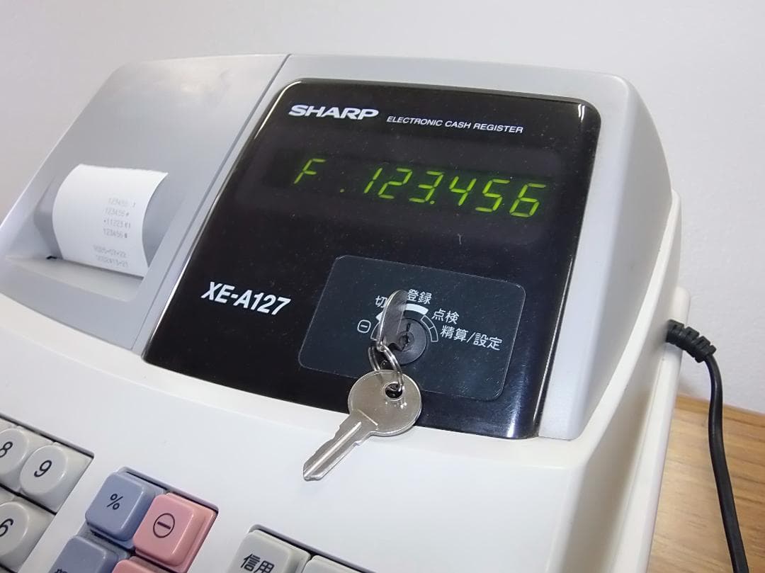SHARP 電子レジスタ XE-A127-H　250722