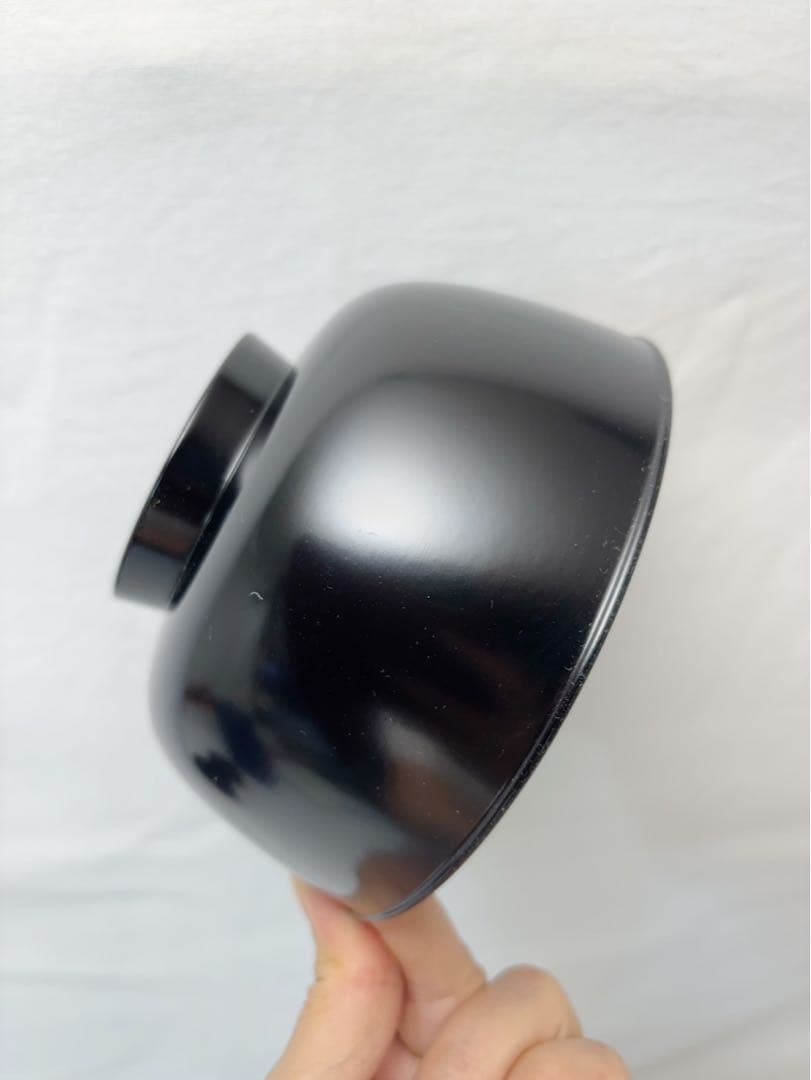 ほぼ未使用 懐石道具 四つ碗 応量器 2客セット 黒塗 小丸椀 元箱