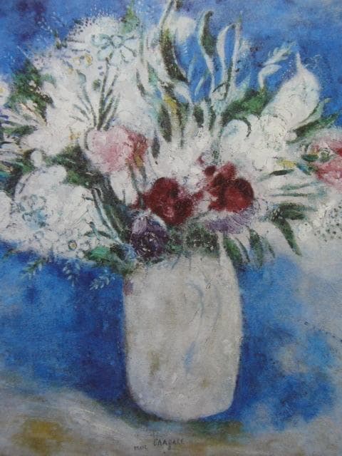 シャガール、【ムリヨンにおけるベラ】、画集画、新品高級額 額装付