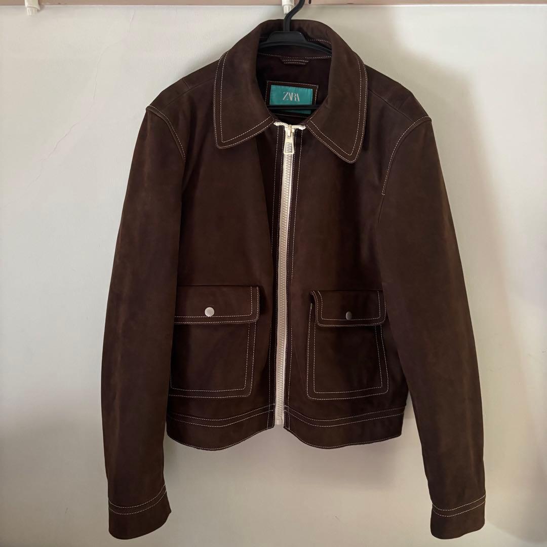 値下ZARA スエードジャケット HARRY LAMBERT レザー