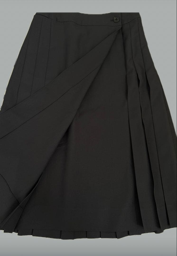 2024マーガレットハウエルWOOL BLEND TWILL プリーツスカート