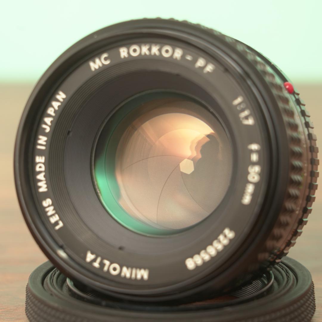 ミノルタ MC ROKKOR-PF 50mm f1.7 オールドレンズ 68