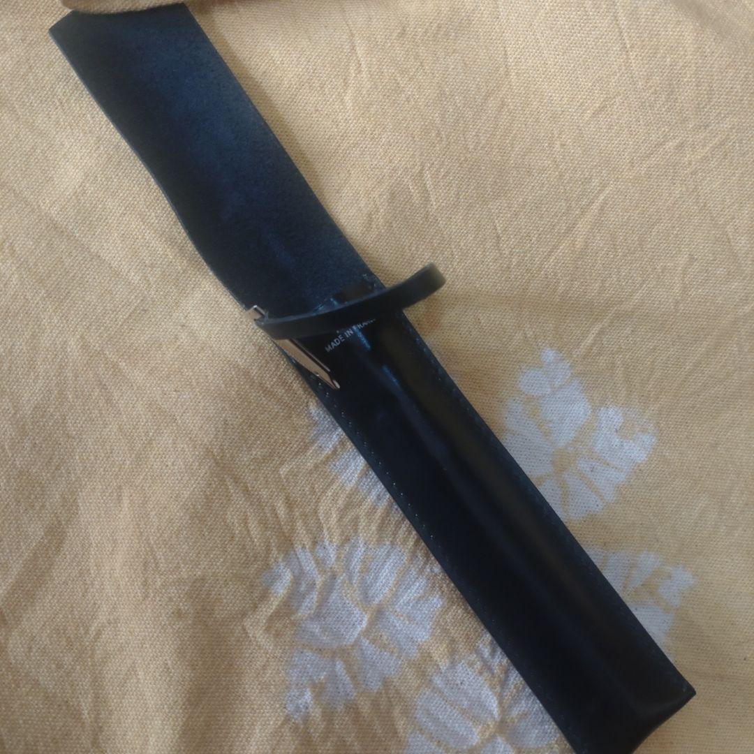 HERMES　黒 レザー ペンケース