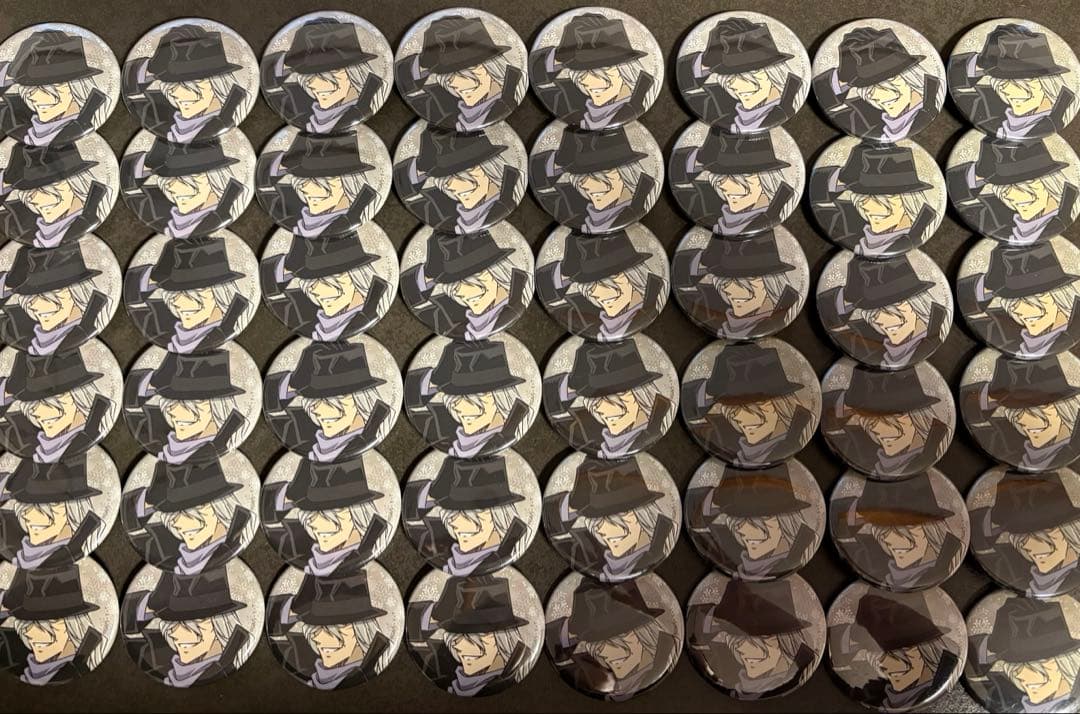 名探偵コナン　ジン　缶バッチ