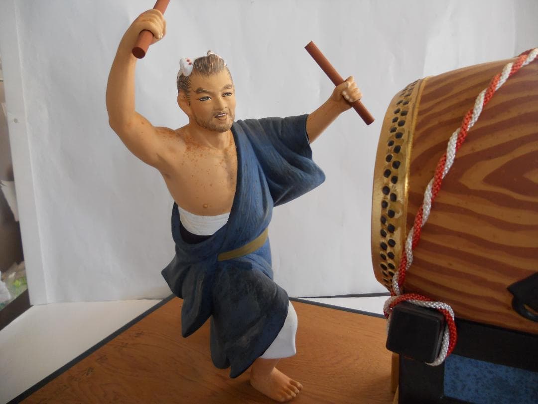 博多人形 『 無法松 』 伝統工芸士 初代 戸畑茂四郎 作 美品 です。