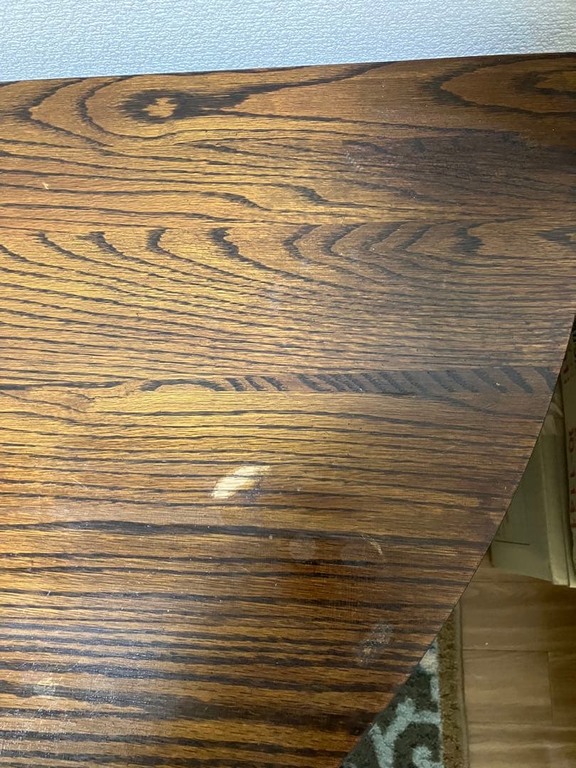 アンティーク ミシン台ベース机 引き出し付き