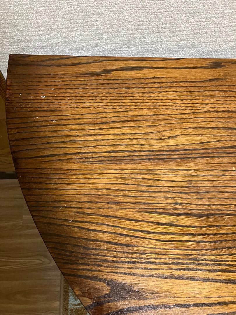 アンティーク ミシン台ベース机 引き出し付き