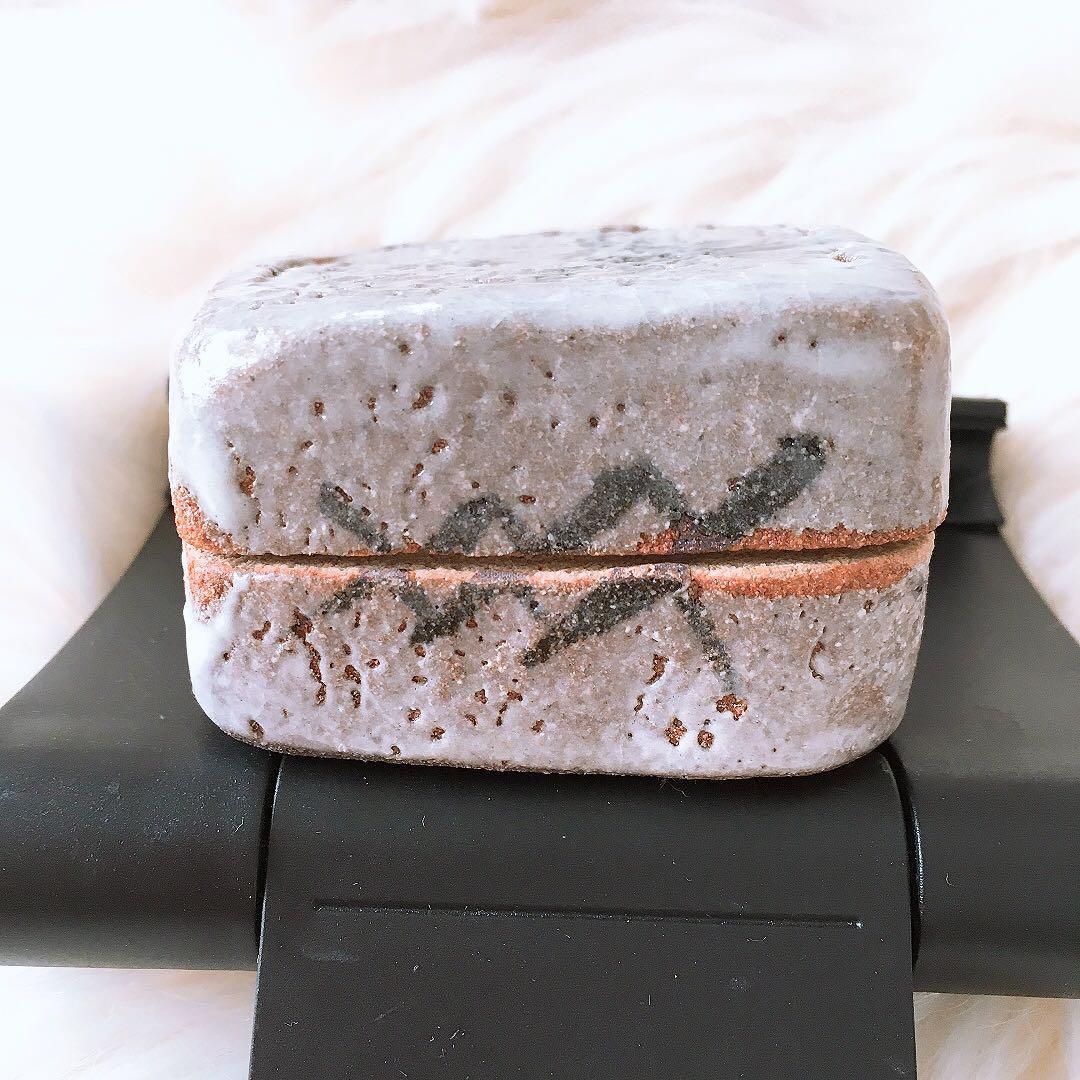 茶道具　香合　井上東也 唐津焼　鏡山窯