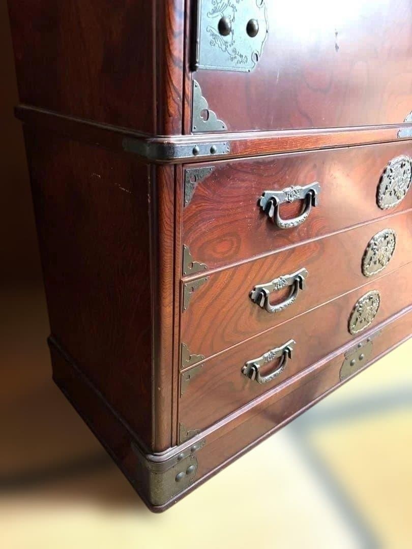 和箪笥 着物収納 桐箪笥 大型 日本製 婚礼家具 和モダン 古民家