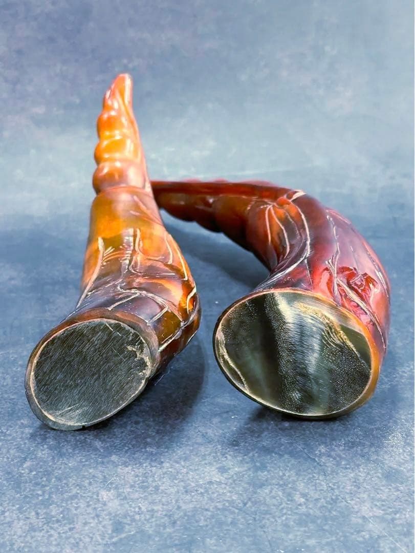 【⭐️稀少❣️美品⭐️】水牛彫刻　角製寿老人像　角製壽老翁人物　中國美術　東洋彫刻