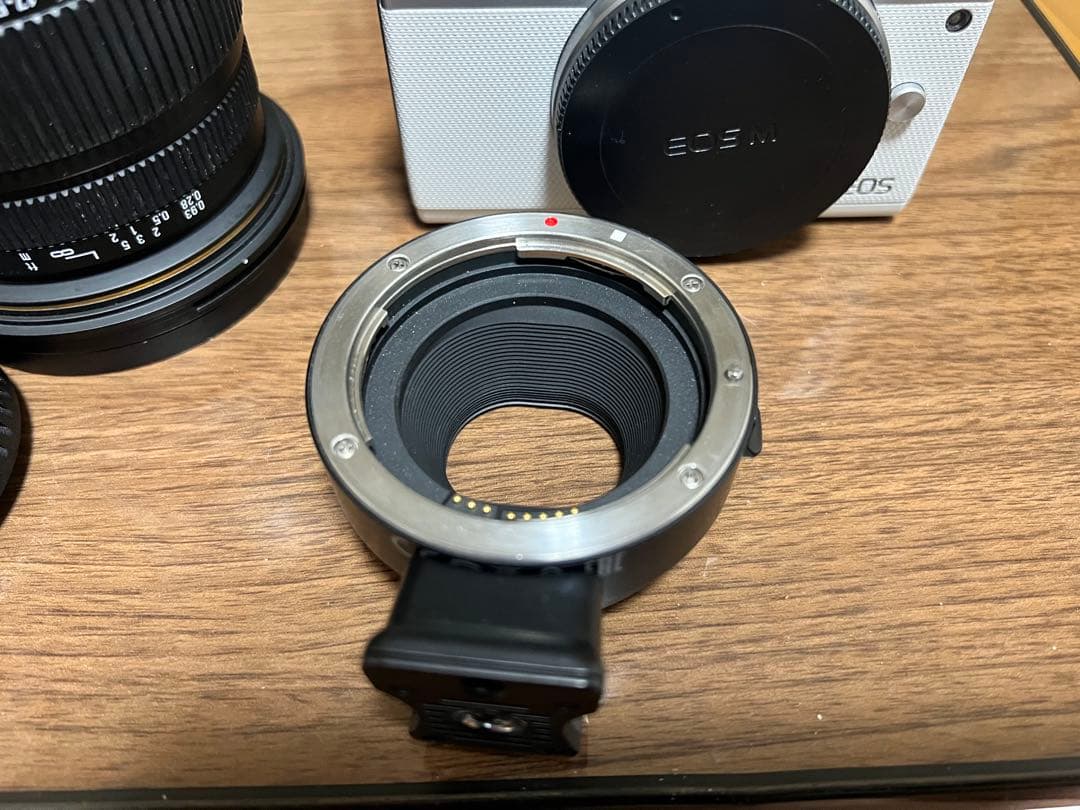 デジタルカメラ Canon M100+ sigma 17-50f2.8+ adapter