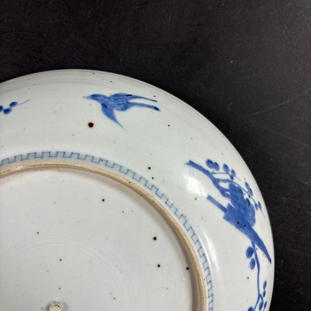 103 セール　皿　染付　伊万里　有田　中国　梅　花鳥　鷺　鶴　鍋島　九谷