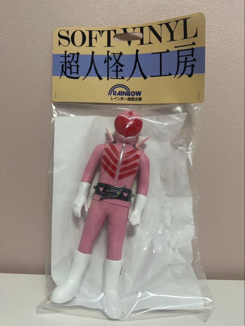 レインボー造型企画　モモレンジャー　ソフビ　未開封品