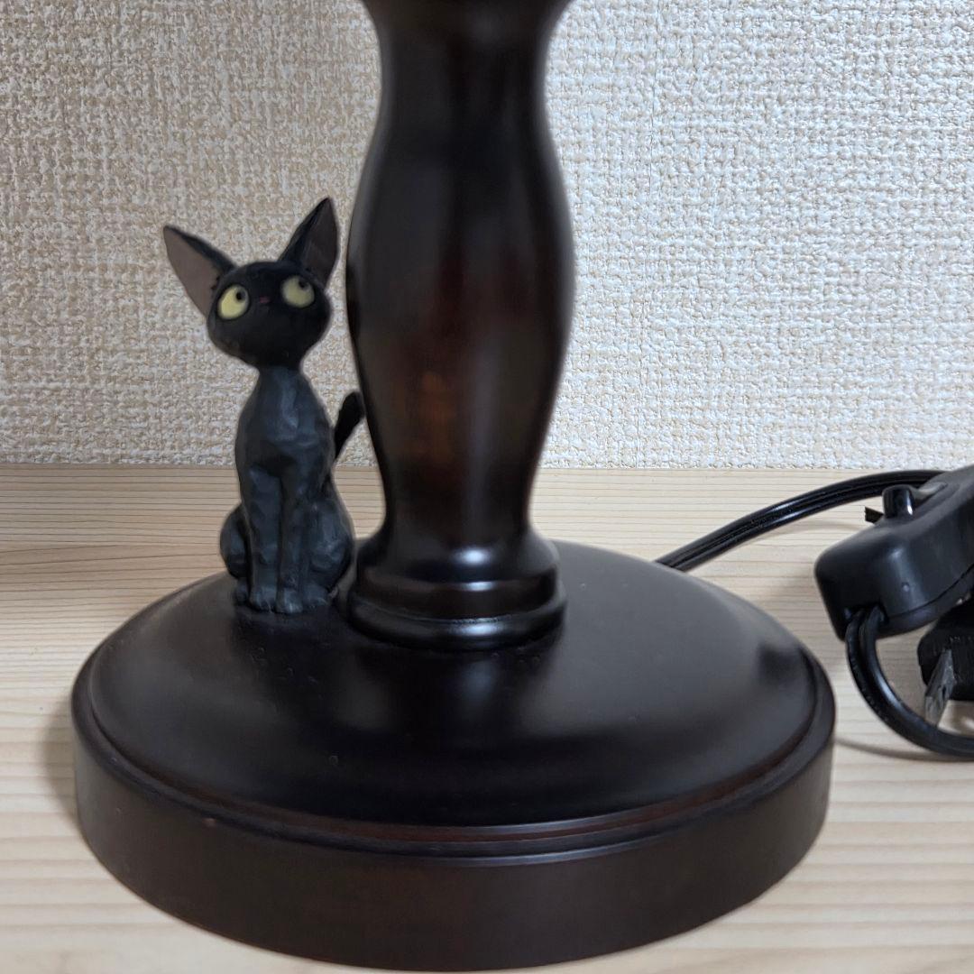 【希少品】魔女の宅急便 モザイクテーブルランプ ジジ ステンドグラス