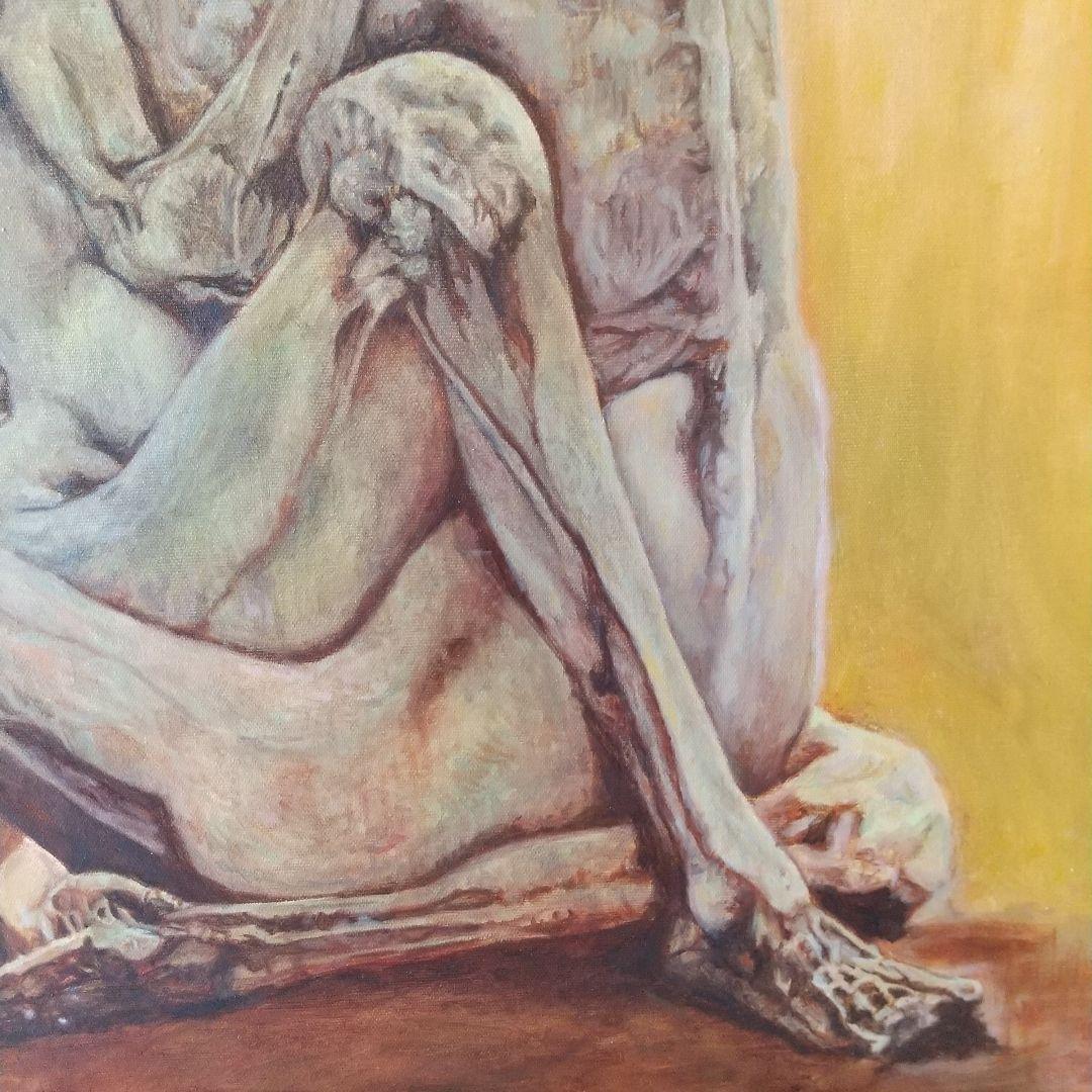 ベクシンスキー 模写 油彩画 25号 F25 油絵