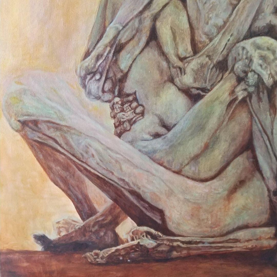 ベクシンスキー 模写 油彩画 25号 F25 油絵