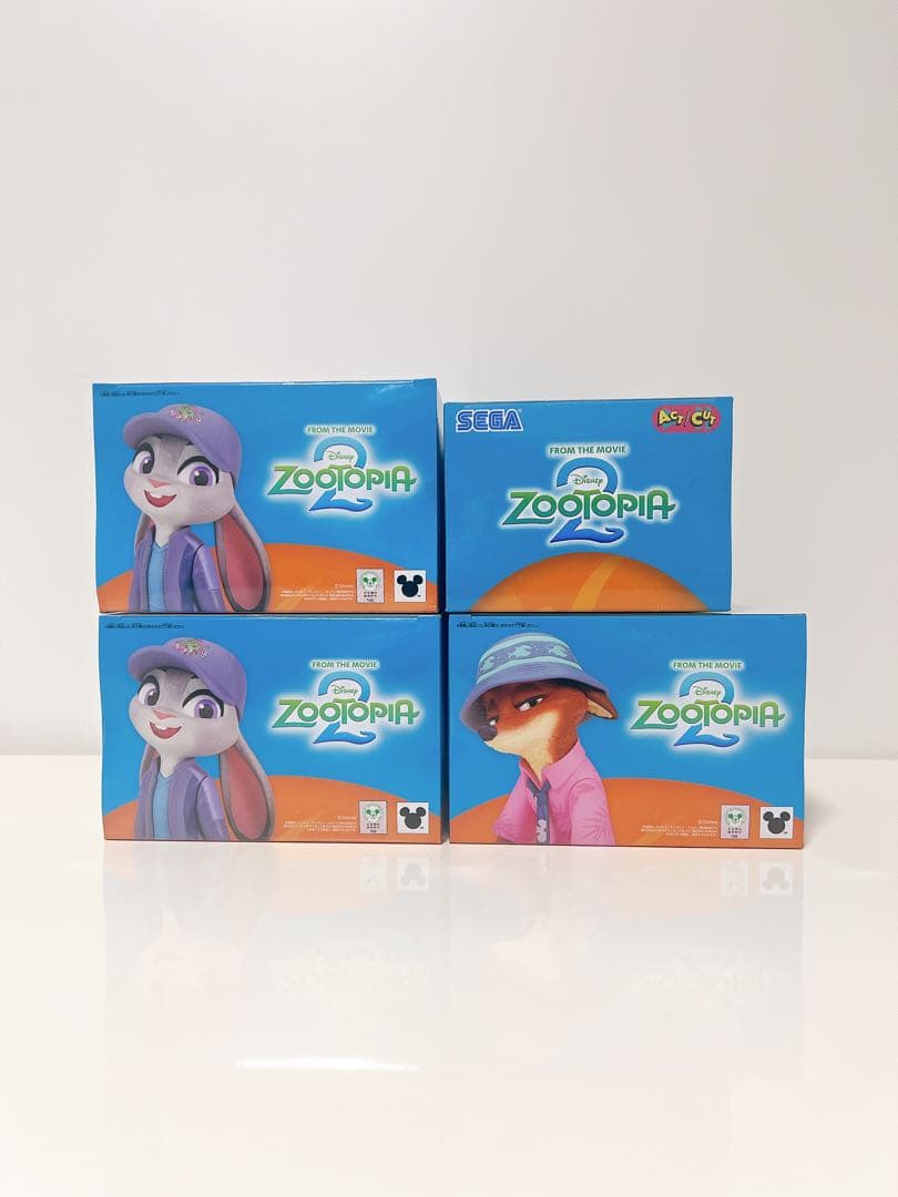 ズートピア2 フィギュア 4体セット