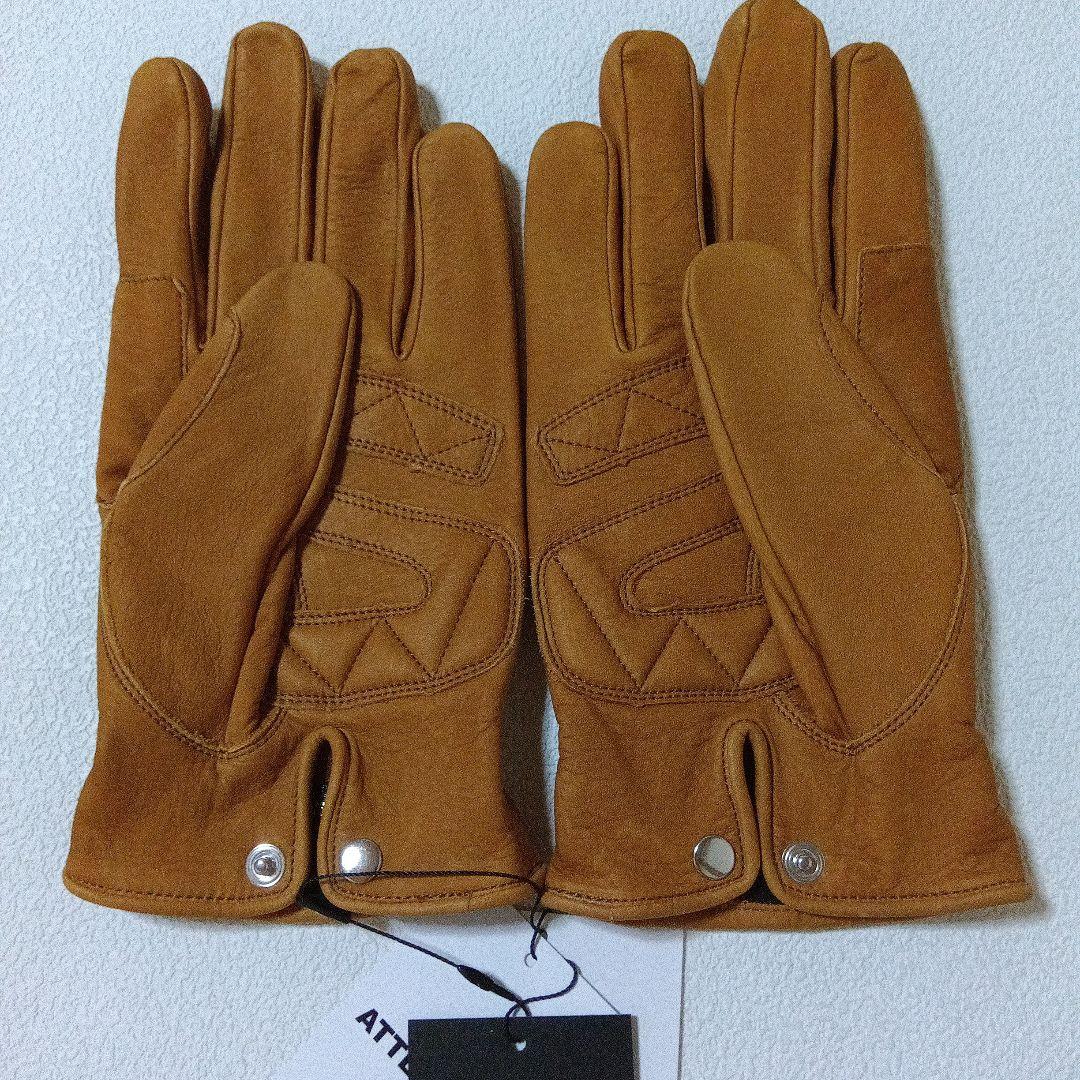 未使用 schott ショット ワンスター レザーグローブ キャメル L