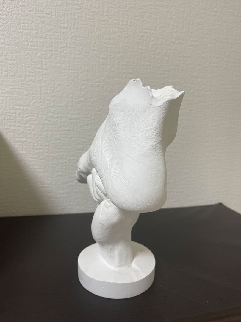 ホワイト足の彫刻 モダンアート